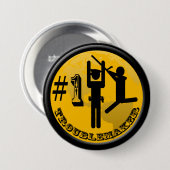 Unruhestifter-Knopf Button (Vorne & Hinten)