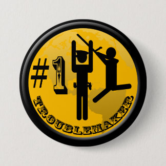 Unruhestifter-Knopf Button