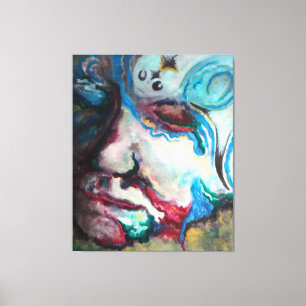 unruhige Gewässer Leinwanddruck