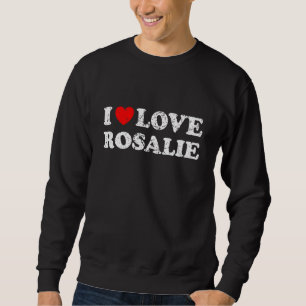 Unruhige Grunge Worout Style I Liebe Rosalie Sweatshirt
