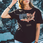 Unruhiger 4. Juli US Flagge USA-Preis T-Shirt