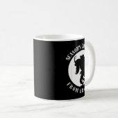 Unruly Greetings From Krampus Christmas Apparel Me Kaffeetasse (VorderseiteRechts)