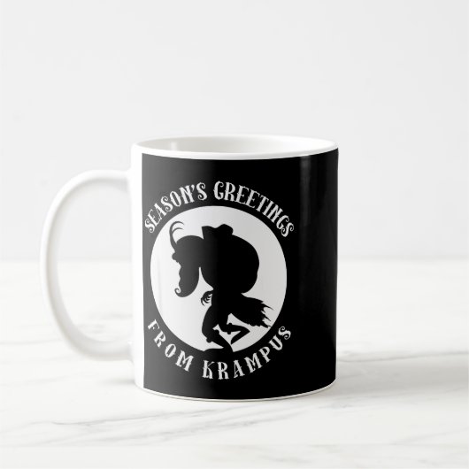 Unruly Greetings From Krampus Christmas Apparel Me Kaffeetasse (Links)