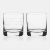UNS-Brille Whiskyglas (Rückseite)