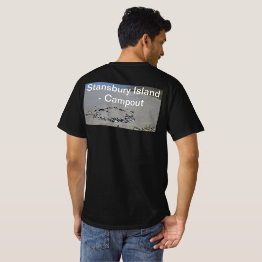 UNS-Campingboote T-Shirt (Schwarz voll)