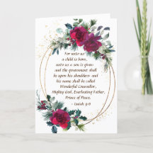 Uns ein Kind ist Geboren Isaiah 9:6 Weihnachten Ro