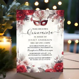 Uns Extravagante Prom Maskerade Fun Masquerade Bal Einladung
