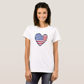 Uns-Flagge T-Shirt (Vorne ganz)