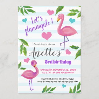 Uns Flamingale | gelassen Flamingo-tropischer Einladung