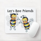 Uns gelassen Bienen-Freunde Mousepad (Mit Mouse)