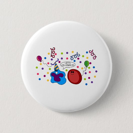 Uns gelassen Cellebrate Button (Vorderseite)