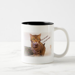 Uns gelassen Chat Zweifarbige Tasse