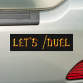 Uns gelassen /Duel Autoaufkleber (Auf Auto)