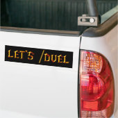 Uns gelassen /Duel Autoaufkleber (Auf Lkw)
