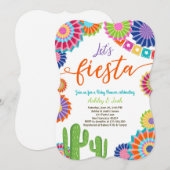 Uns gelassen Fiesta-Baby-Duscheneinladung Einladung (Vorne/Hinten)