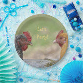 Uns gelassen Party Huhn Pappteller (Party)
