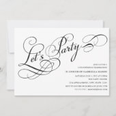 Uns gelassen Party laden des Party-| ein Einladung (Vorderseite)