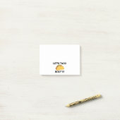 Uns gelassen Taco-Kampf es Post-it Klebezettel (Auf Schreibtisch)