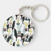 Uns gelassen Taco über Lama-u. Esel-Muster der Schlüsselanhänger (Rückseite)