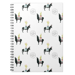 Uns gelassen Taco über Liebe Notizblock