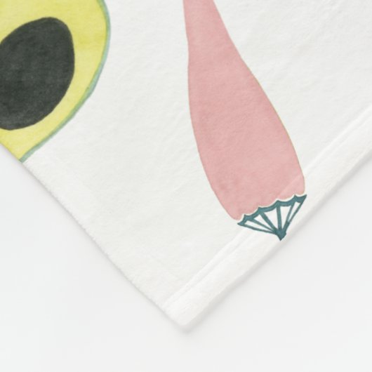 Uns gelassen Taco über Liebe| Taco-Element-Kreis Fleecedecke (Ecke)