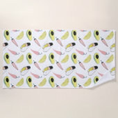 Uns gelassen Taco über Liebe| Taco-Element-Kreis Strandtuch (Vorderseite)