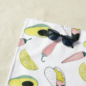 Uns gelassen Taco über Liebe| Taco-Element-Kreis Strandtuch (Beispiel)