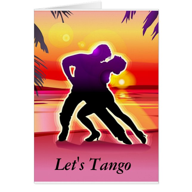 Uns gelassen Tango-Karte (Vorne)
