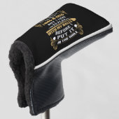 unsachgemäße Abdeckung des Golfkopfes Golf Headcover (3/4 Vorderseite)