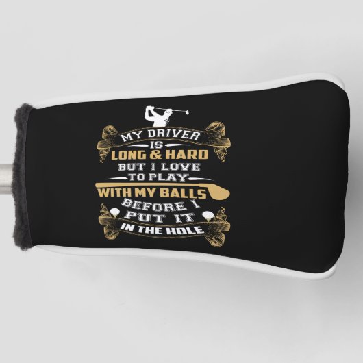 unsachgemäße Abdeckung des Golfkopfes Golf Headcover (Vorderseite)