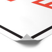 Unsafe nicht anmelden poster (Ecke)