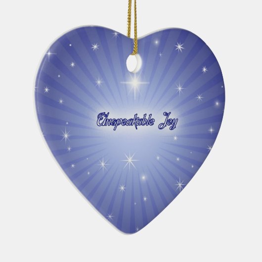 Unsagbare Freude Weihnachtsschmuck (Rechts)