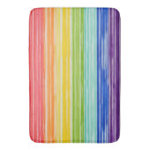 Unsaubere Regenbogenstreifen Badematte (Vorderseite Vertikal)