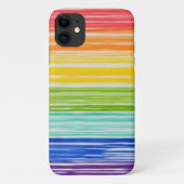 Unsaubere Regenbogenstreifen Case-Mate iPhone Hülle (Rückseite)