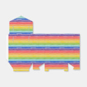 Unsaubere Regenbogenstreifen Geschenkschachtel (Ungefaltet)