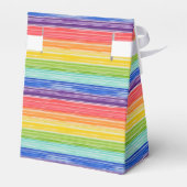 Unsaubere Regenbogenstreifen Geschenkschachtel (Rückseite)