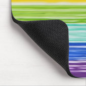 Unsaubere Regenbogenstreifen Mousepad (Ecke)