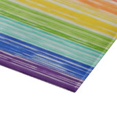 Unsaubere Regenbogenstreifen Schneidebrett (Ecke)