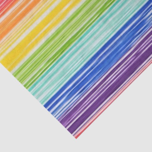 Unsaubere Regenbogenstreifen Seidenpapier (Ausschnitt)