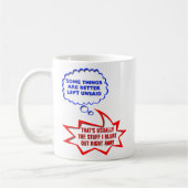 Unsay Out Loud Funny Mug Kaffeetasse (Links)