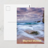 Unschärfe Bewegung  Postkarte (Vorne/Hinten)