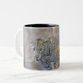 unscharfe Bewegung Zweifarbige Tasse (Vorderseite Links)
