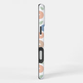 Unschärfe-Blumenmuster-Rpt-Vergangenheitsfarben au iPhone Hülle (Rechte Seite)