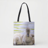 Unscharfe Cygnets - Tasche (Vorderseite)