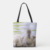 Unscharfe Cygnets - Tasche (Rückseite)