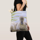 Unscharfe Cygnets - Tasche (Von Nahem)