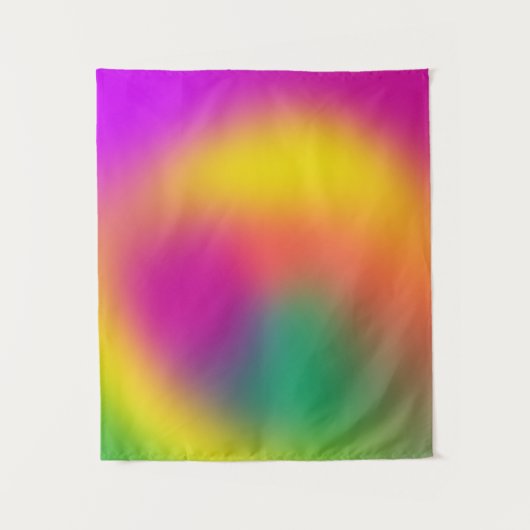 Unscharfe Farben der 90er Jahre Wandteppich (Vorderseite)
