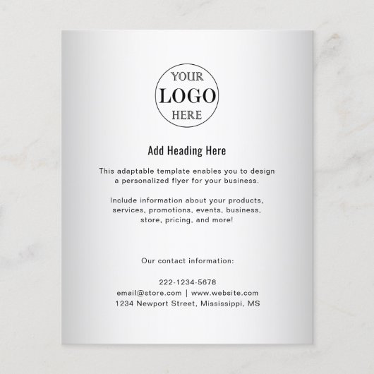 Unscharfe, graue Hintergrundbilder für Social-Medi Flyer (Vorne)