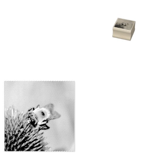 Unscharfe Hummel Gummistempel (Stempel)