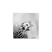 Unscharfe Hummel Gummistempel (Prägung)